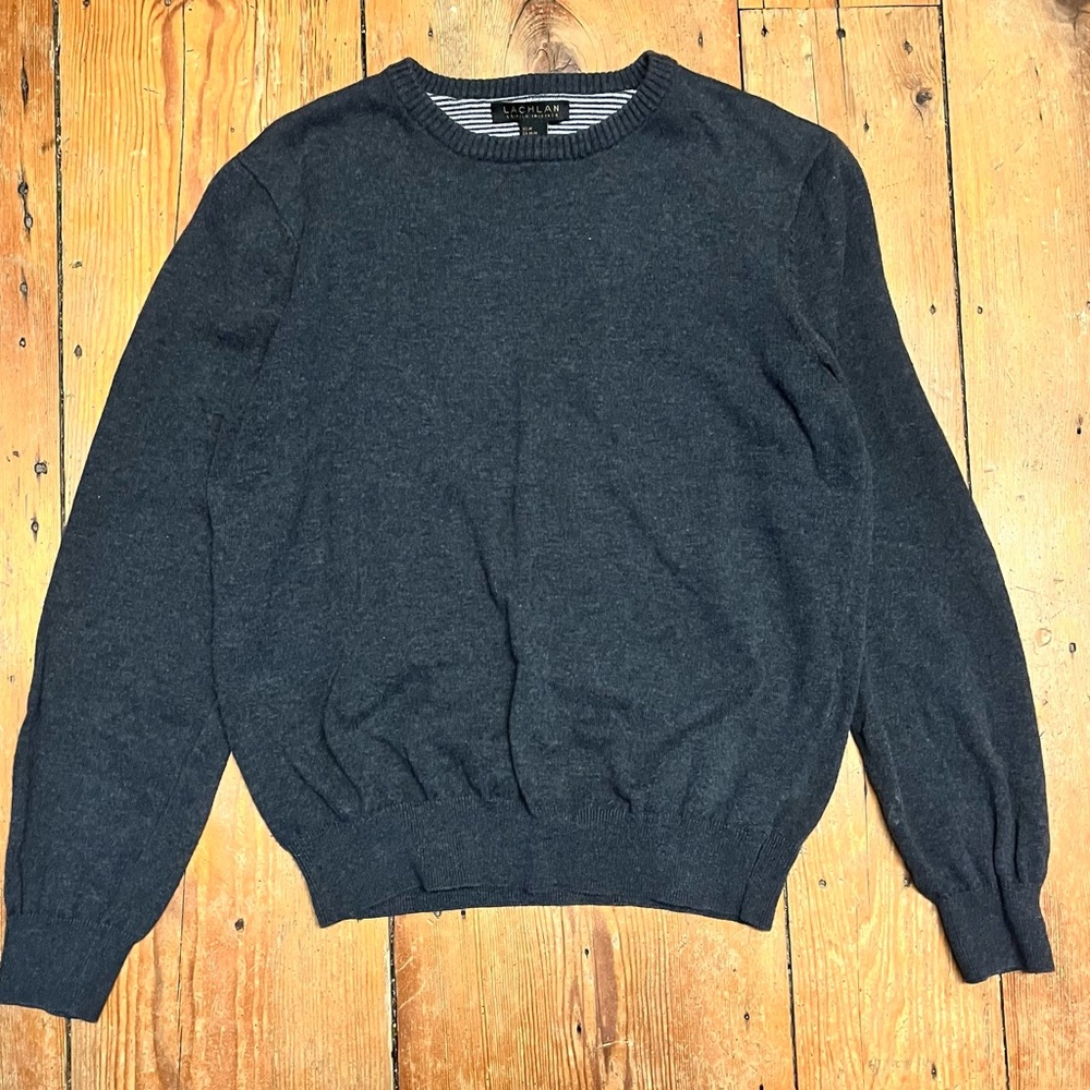 Lachlans Men's Dark Gray Sweater